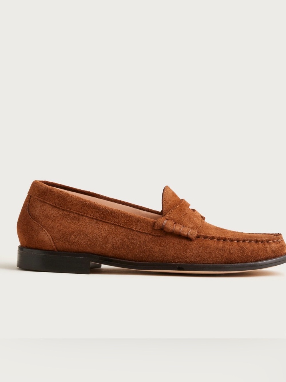 J. Crew Classic  penny loafer Brun suede retails for $250 s8.5 - Picture 8 of 8